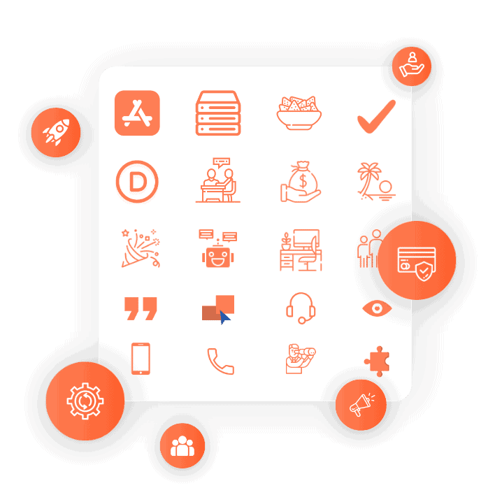 50+ Custom Icons